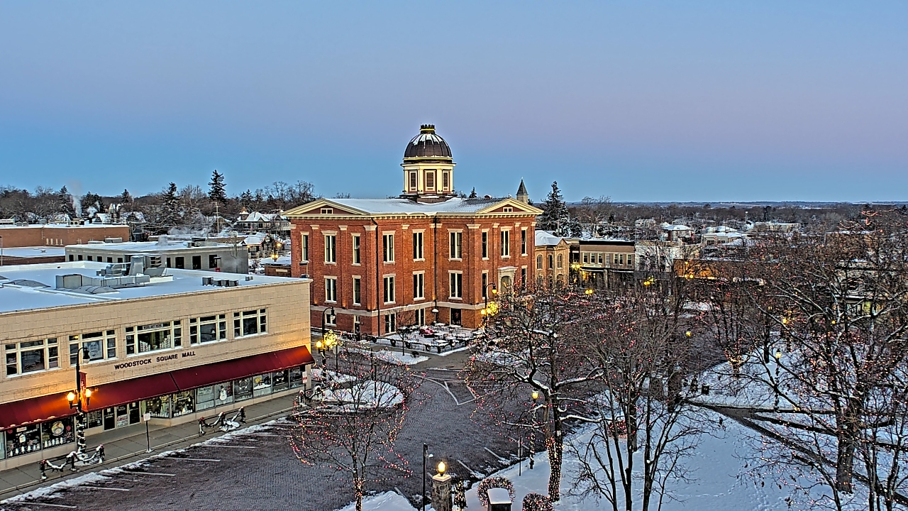 Thumbnail for current weather camera view from City of Woodstock in Woodstock, Illinois