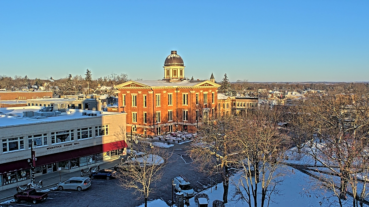Thumbnail for current weather camera view from City of Woodstock in Woodstock, Illinois