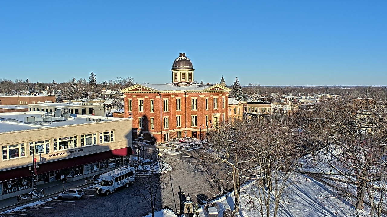 Thumbnail for current weather camera view from City of Woodstock in Woodstock, Illinois