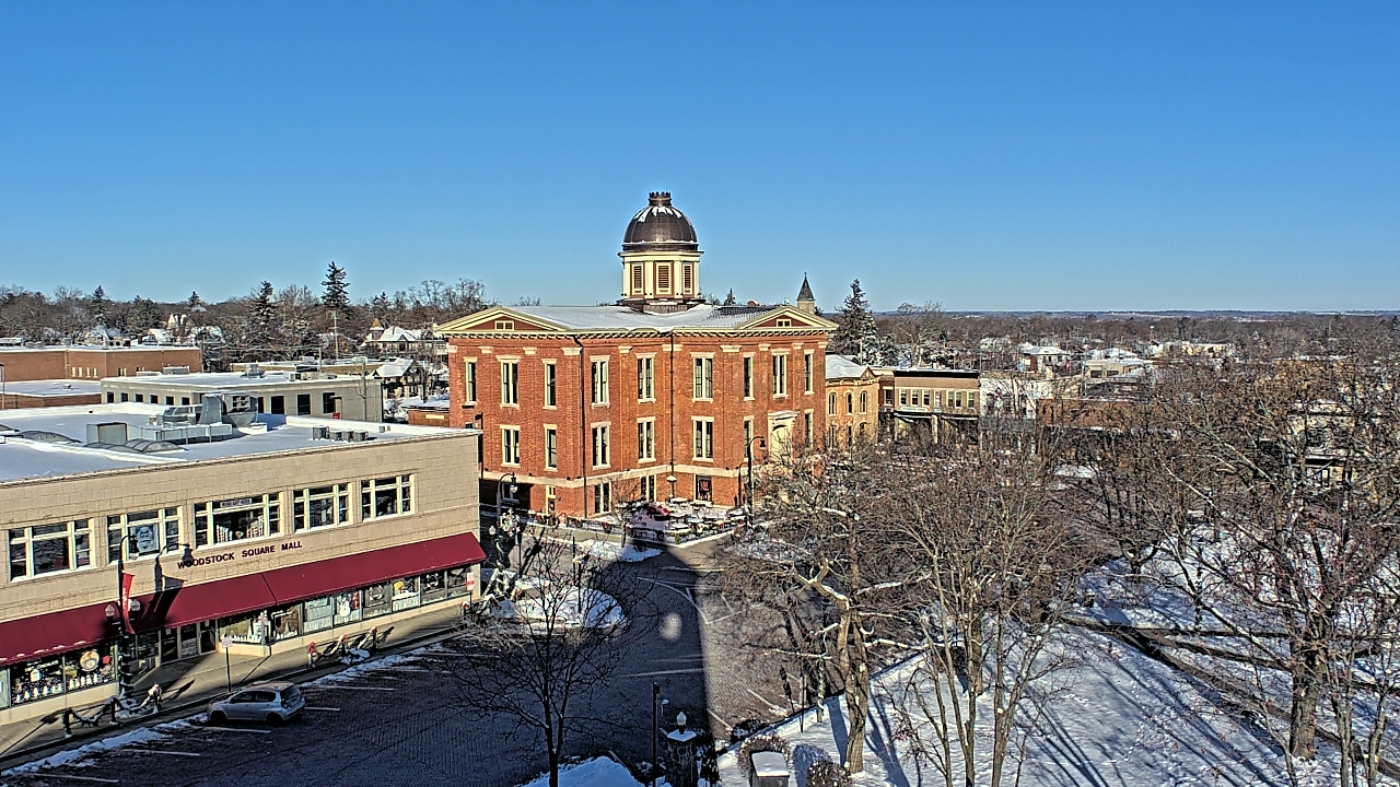 Thumbnail for current weather camera view from City of Woodstock in Woodstock, Illinois