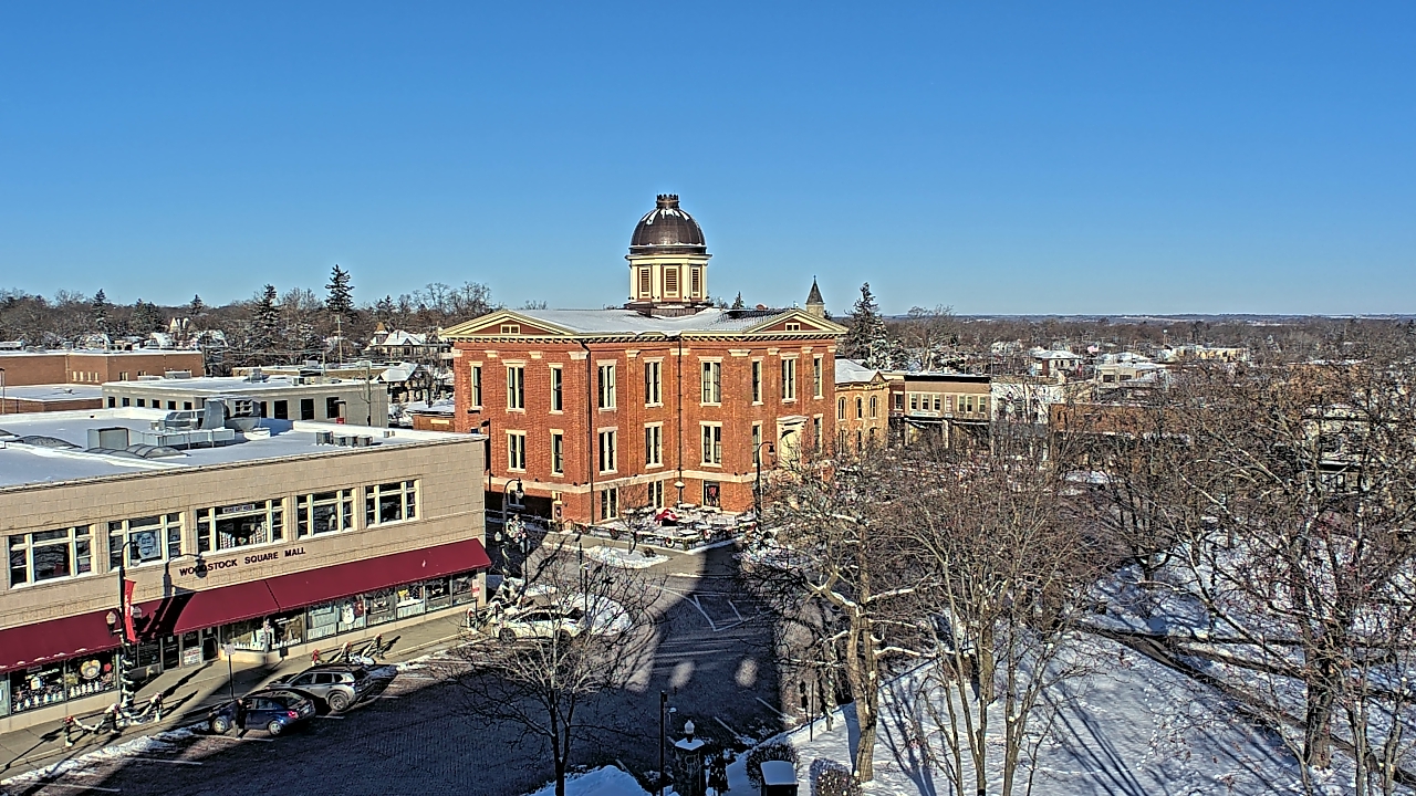 Thumbnail for current weather camera view from City of Woodstock in Woodstock, Illinois