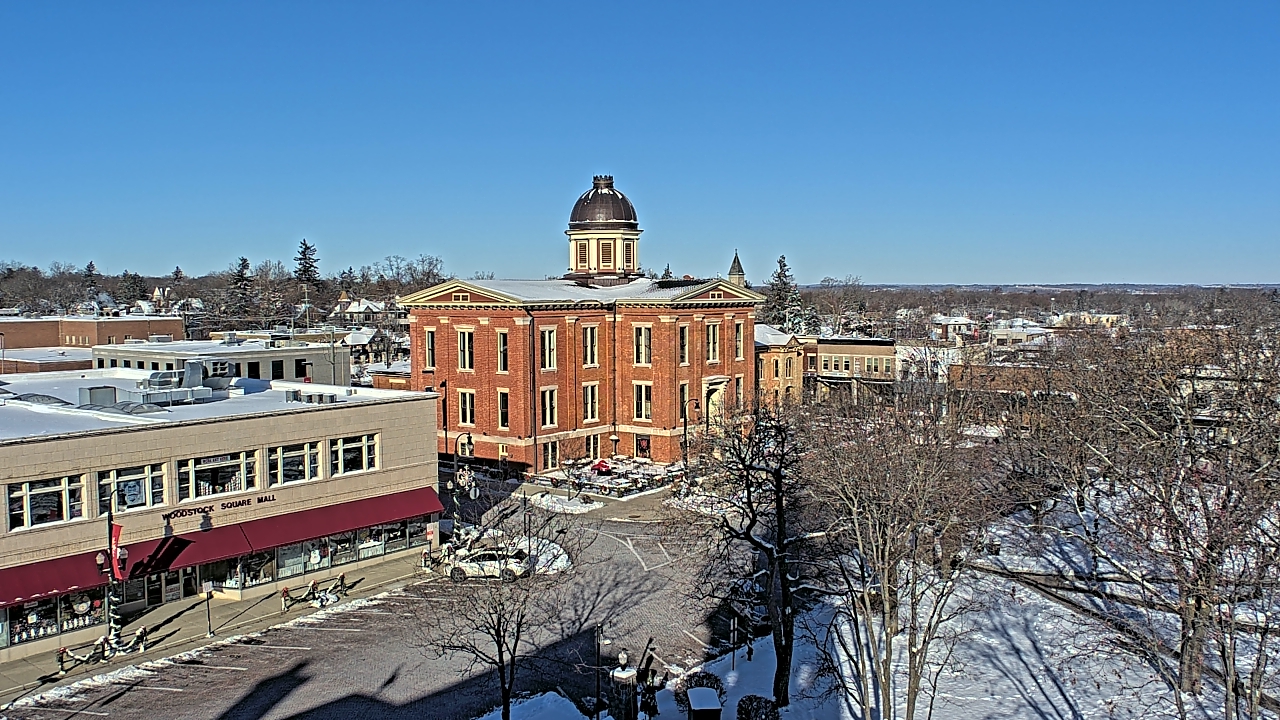 Thumbnail for current weather camera view from City of Woodstock in Woodstock, Illinois