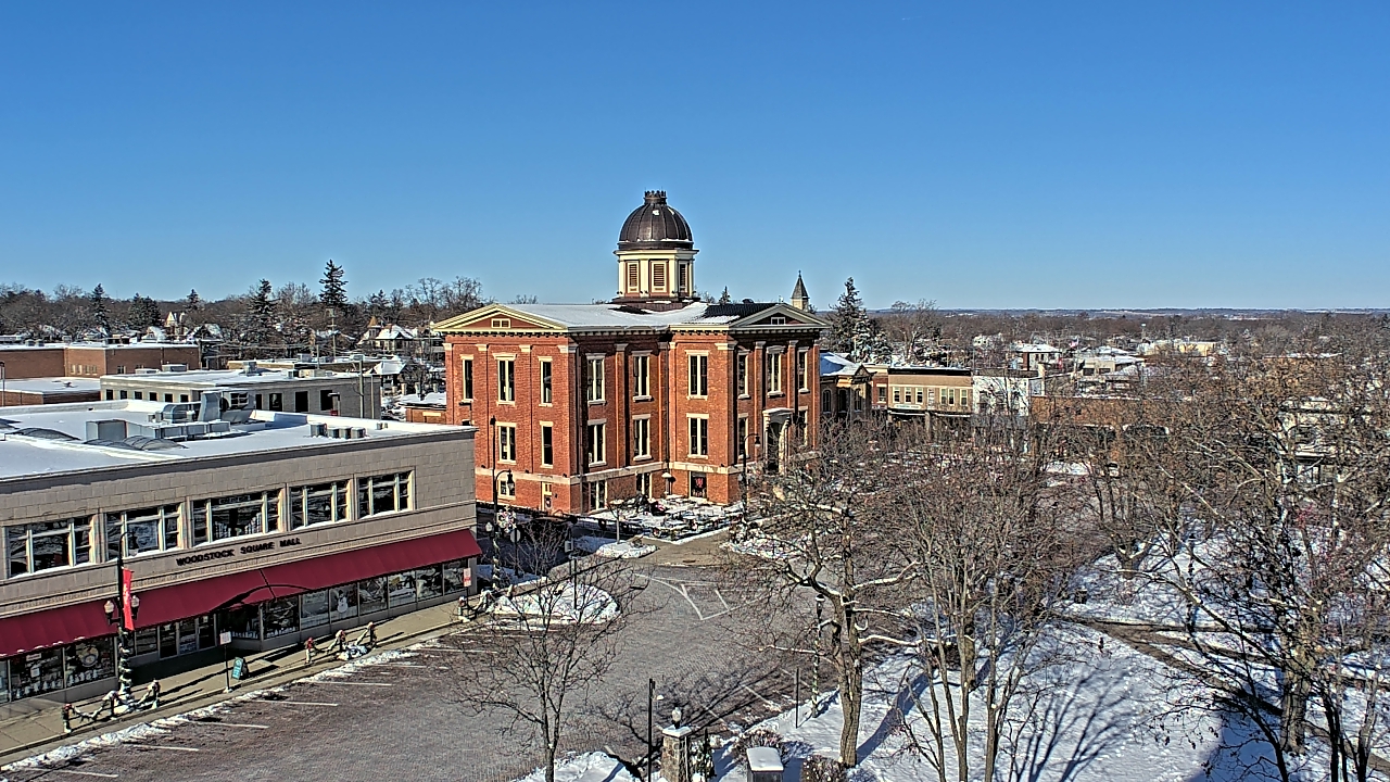 Thumbnail for current weather camera view from City of Woodstock in Woodstock, Illinois
