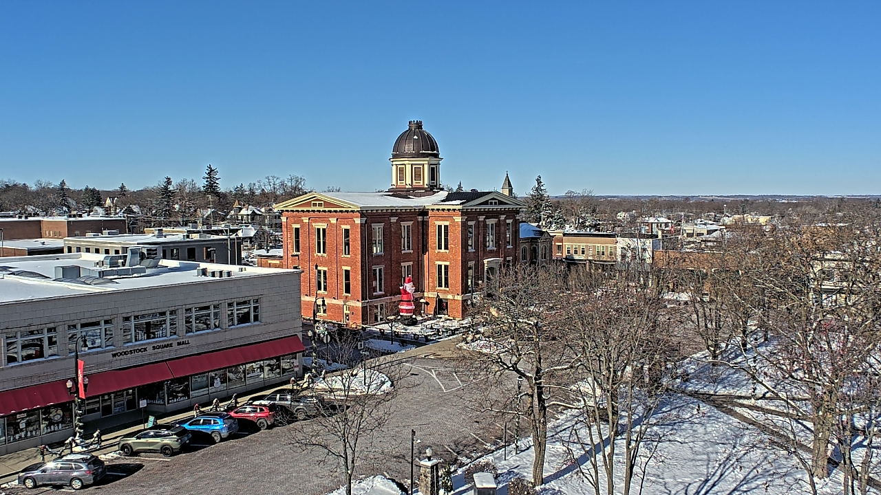 Thumbnail for current weather camera view from City of Woodstock in Woodstock, Illinois