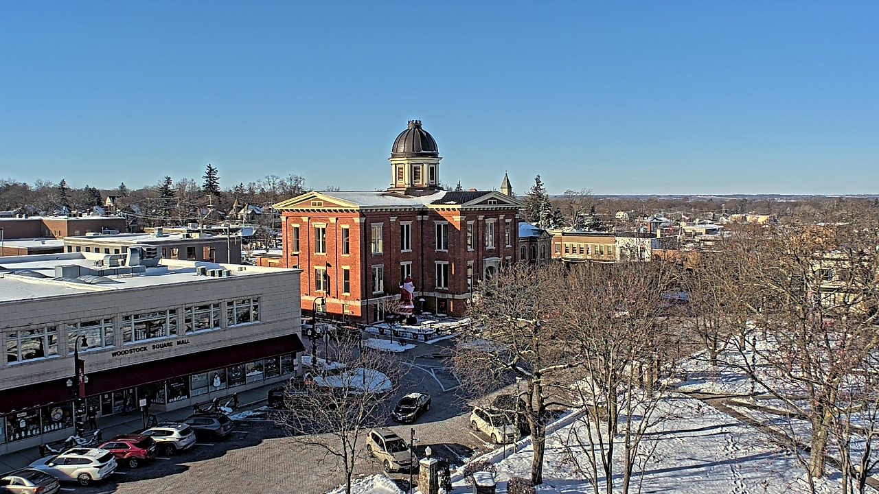 Thumbnail for current weather camera view from City of Woodstock in Woodstock, Illinois