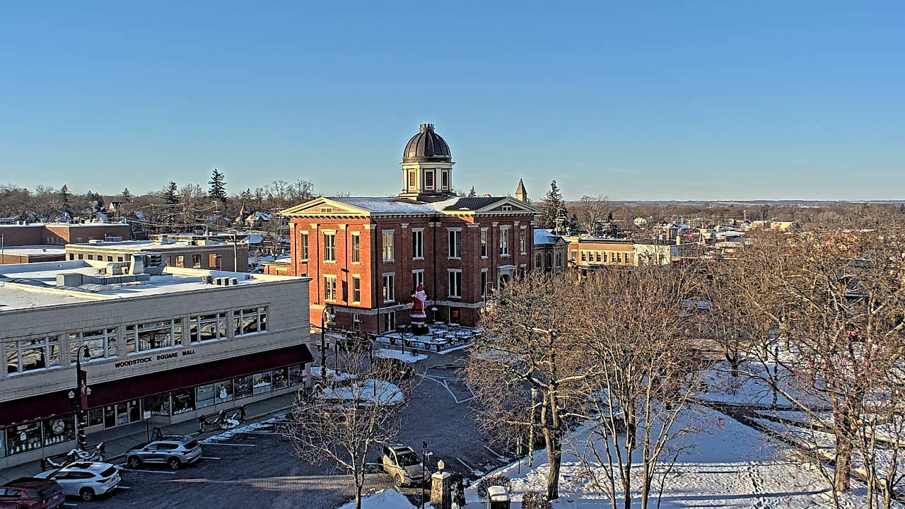Thumbnail for current weather camera view from City of Woodstock in Woodstock, Illinois