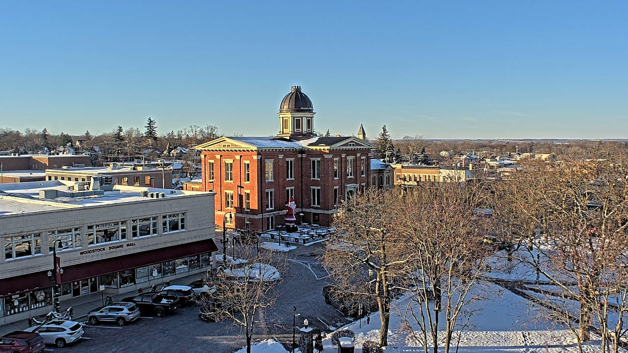 Thumbnail for current weather camera view from City of Woodstock in Woodstock, Illinois