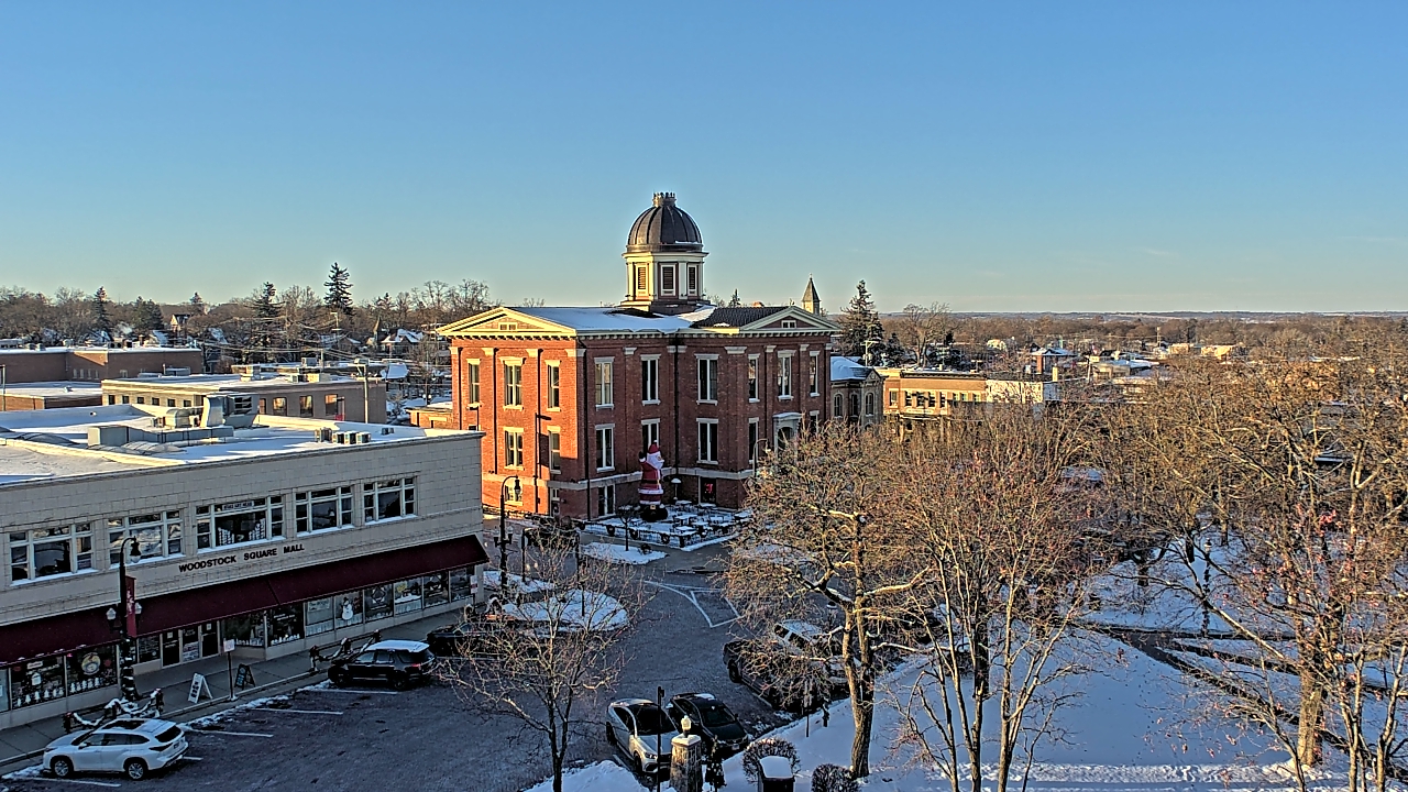Thumbnail for current weather camera view from City of Woodstock in Woodstock, Illinois
