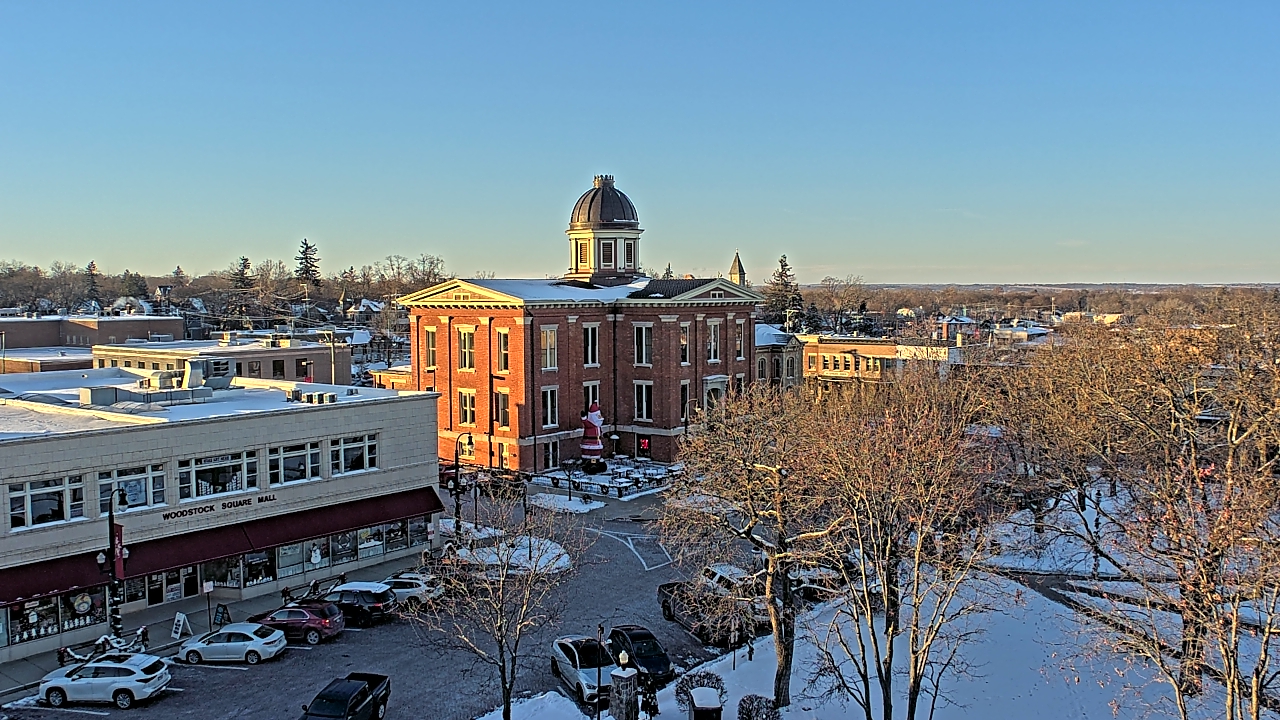 Thumbnail for current weather camera view from City of Woodstock in Woodstock, Illinois