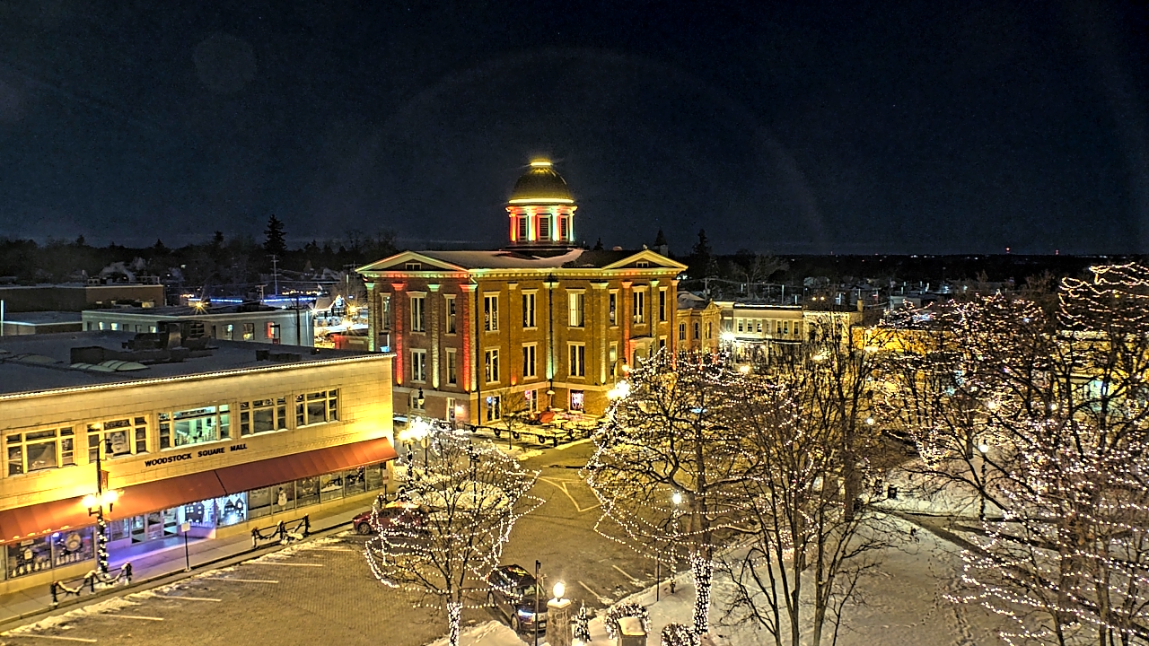 Thumbnail for current weather camera view from City of Woodstock in Woodstock, Illinois