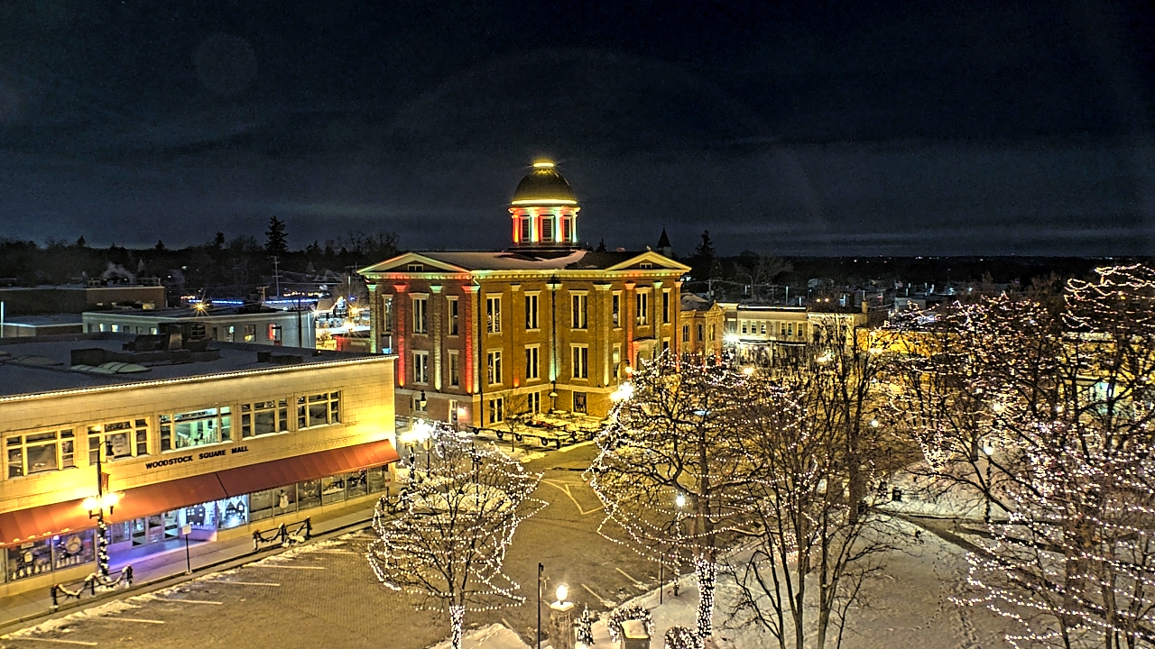 Thumbnail for current weather camera view from City of Woodstock in Woodstock, Illinois