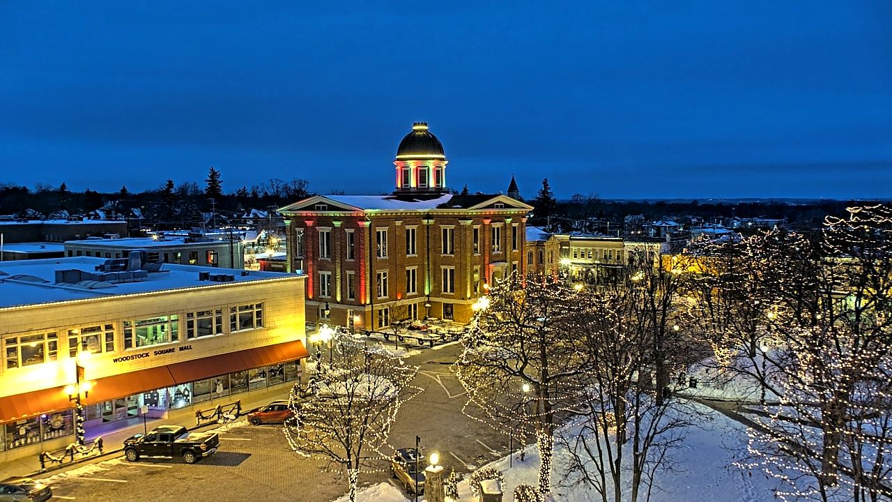 Thumbnail for current weather camera view from City of Woodstock in Woodstock, Illinois