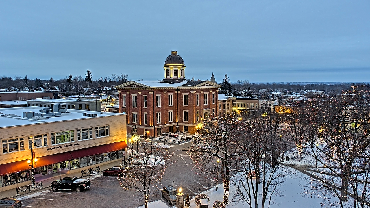 Thumbnail for current weather camera view from City of Woodstock in Woodstock, Illinois