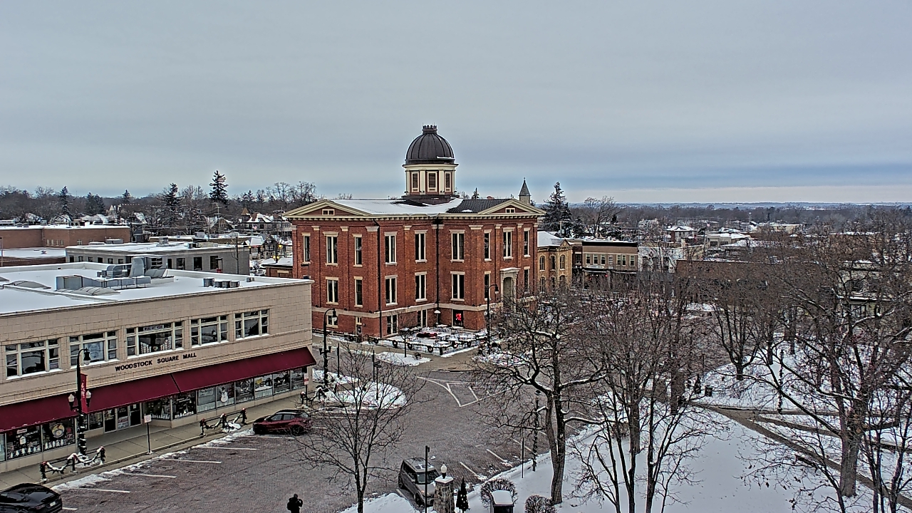 Thumbnail for current weather camera view from City of Woodstock in Woodstock, Illinois