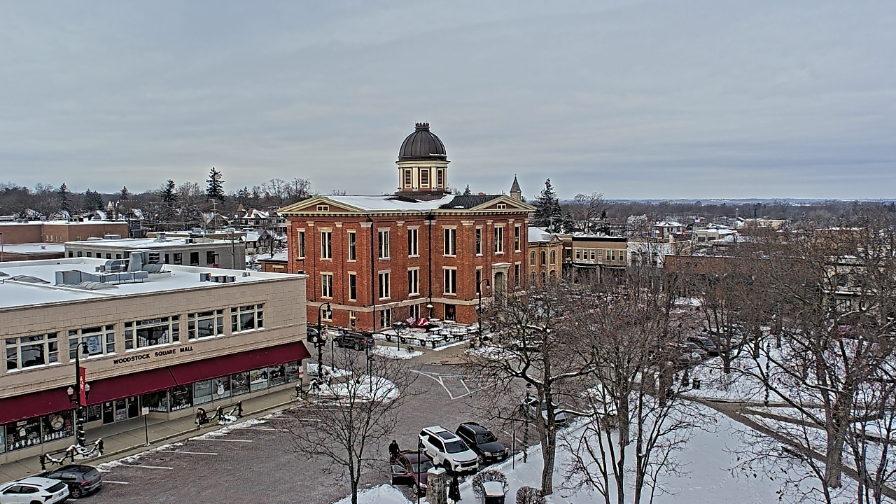 Thumbnail for current weather camera view from City of Woodstock in Woodstock, Illinois