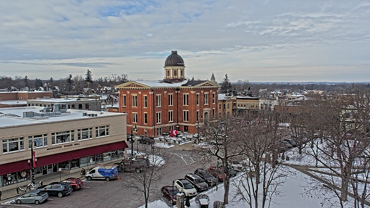 Thumbnail for current weather camera view from City of Woodstock in Woodstock, Illinois