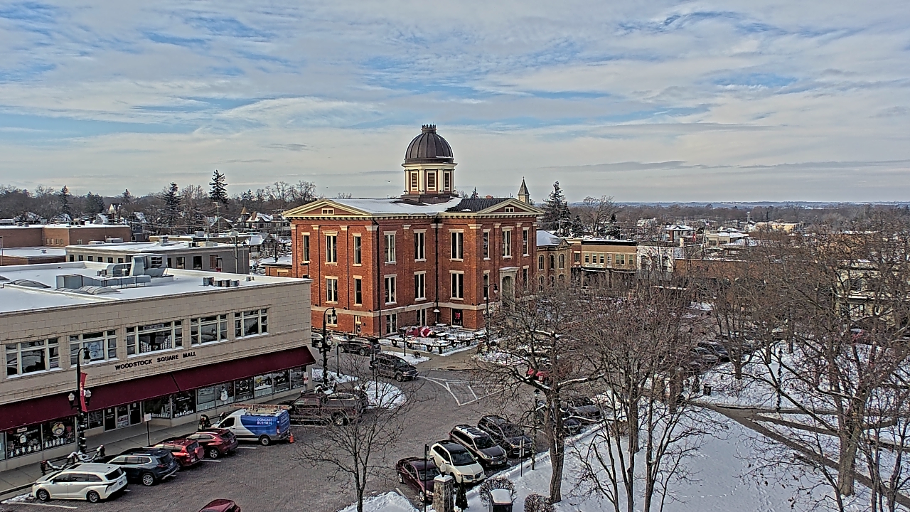 Thumbnail for current weather camera view from City of Woodstock in Woodstock, Illinois