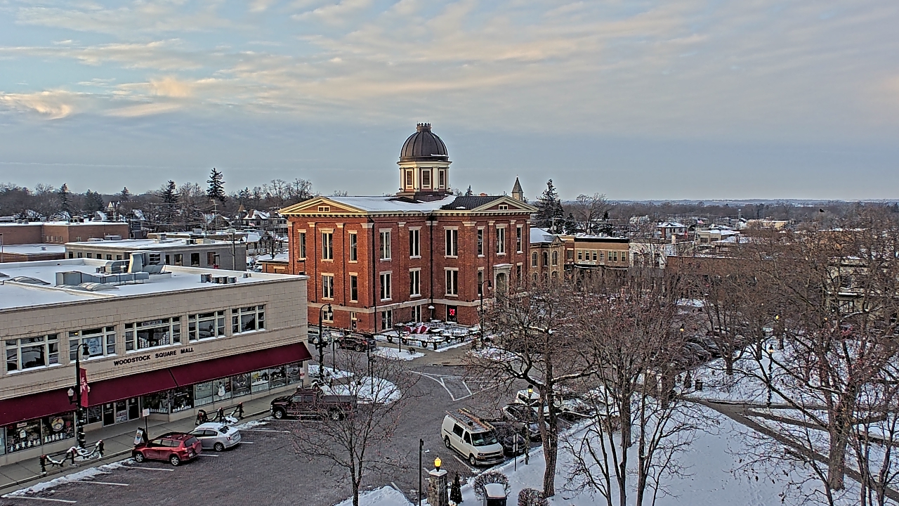 Thumbnail for current weather camera view from City of Woodstock in Woodstock, Illinois