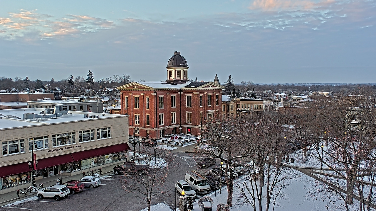 Thumbnail for current weather camera view from City of Woodstock in Woodstock, Illinois