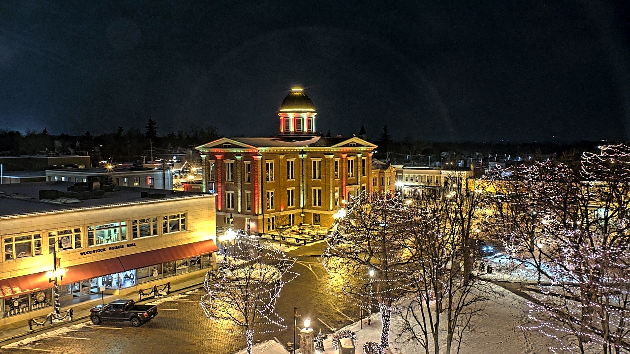 Thumbnail for current weather camera view from City of Woodstock in Woodstock, Illinois