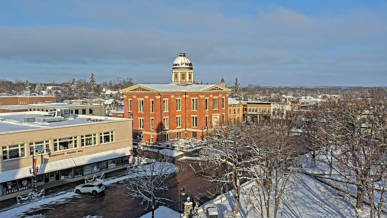 Thumbnail for current weather camera view from City of Woodstock in Woodstock, Illinois