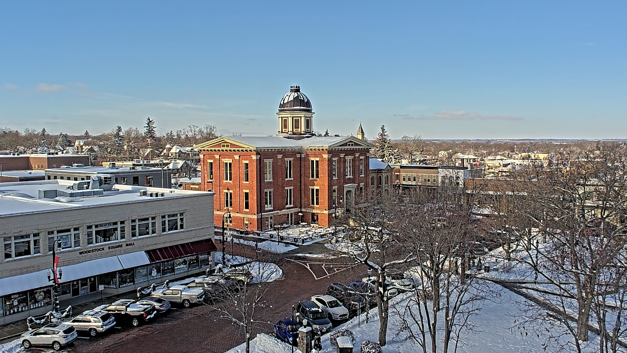 Thumbnail for current weather camera view from City of Woodstock in Woodstock, Illinois