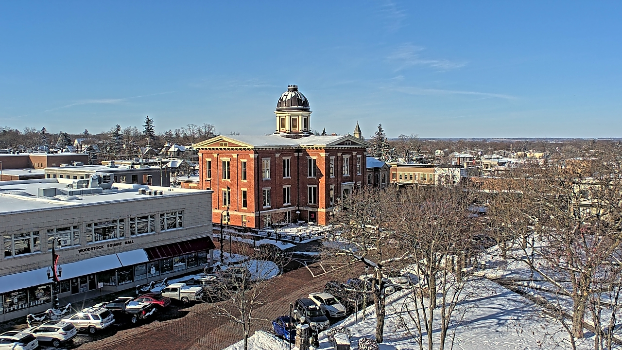 Thumbnail for current weather camera view from City of Woodstock in Woodstock, Illinois