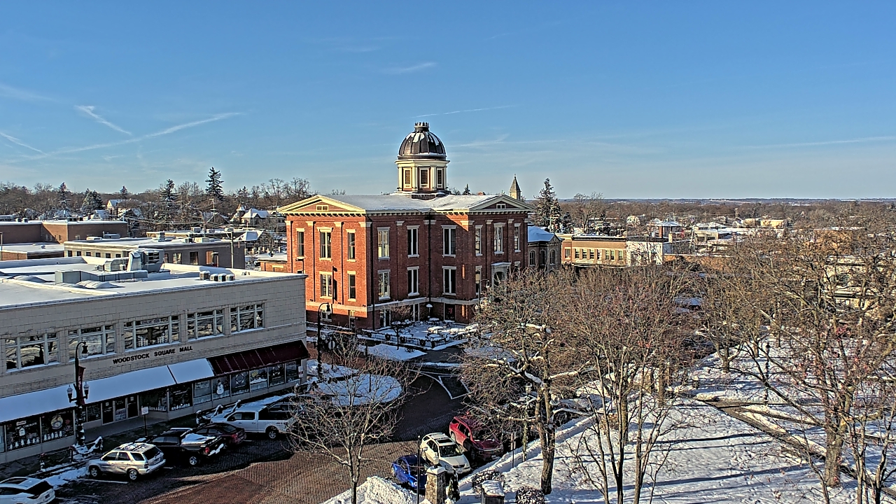 Thumbnail for current weather camera view from City of Woodstock in Woodstock, Illinois