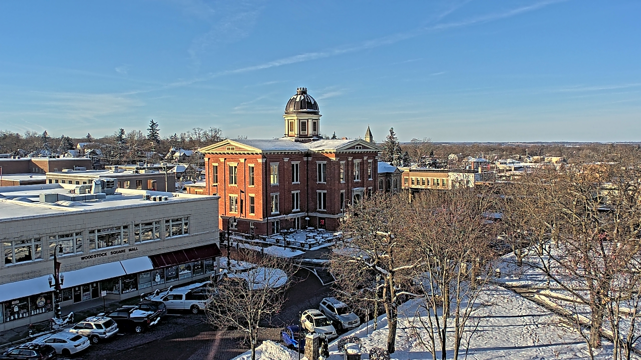Thumbnail for current weather camera view from City of Woodstock in Woodstock, Illinois