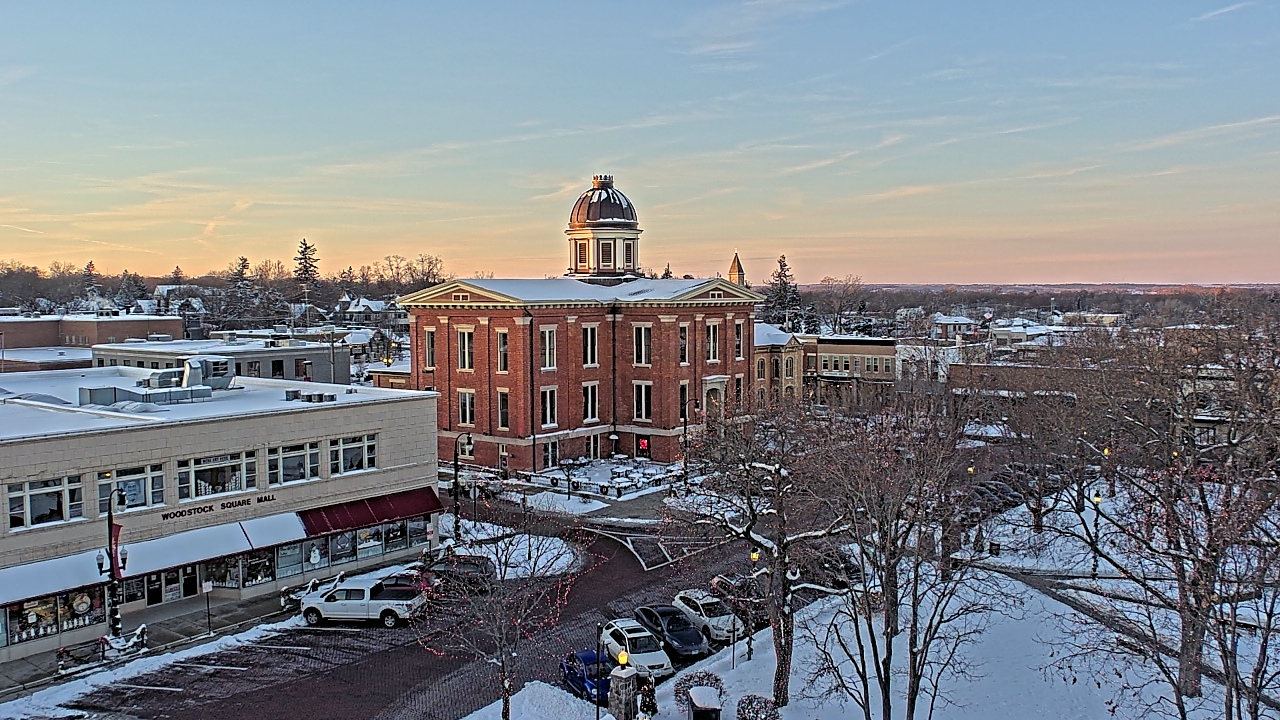 Thumbnail for current weather camera view from City of Woodstock in Woodstock, Illinois