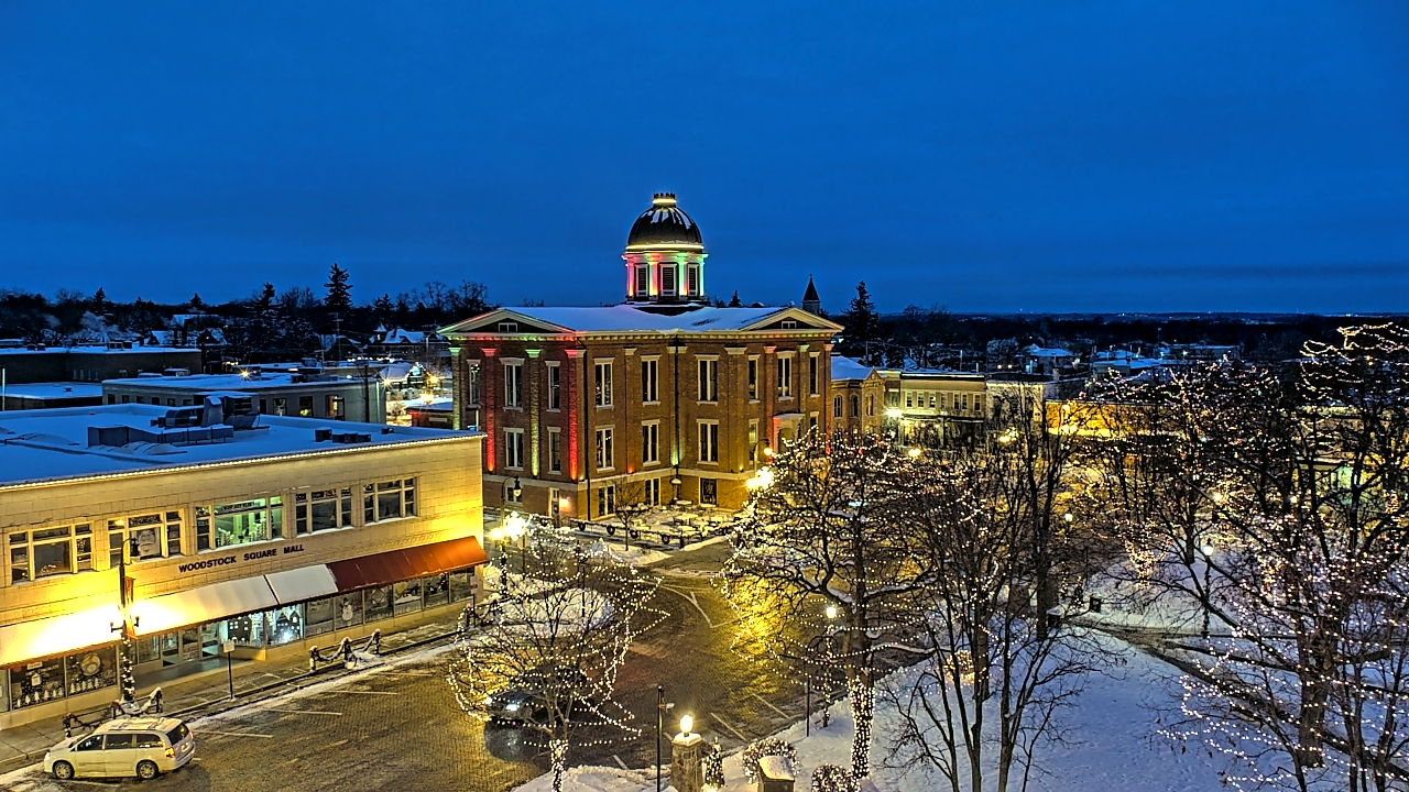 Thumbnail for current weather camera view from City of Woodstock in Woodstock, Illinois