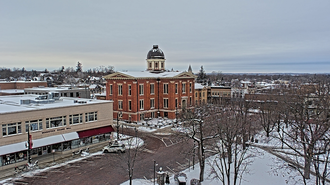 Thumbnail for current weather camera view from City of Woodstock in Woodstock, Illinois