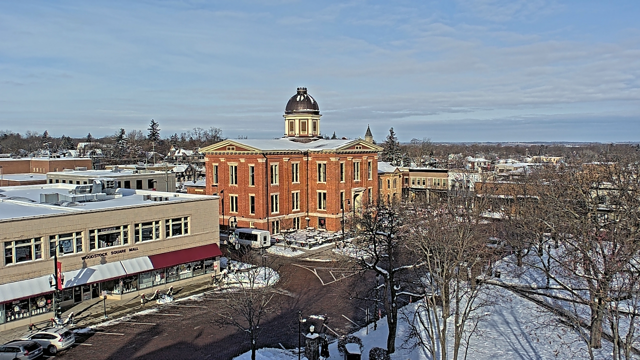Thumbnail for current weather camera view from City of Woodstock in Woodstock, Illinois