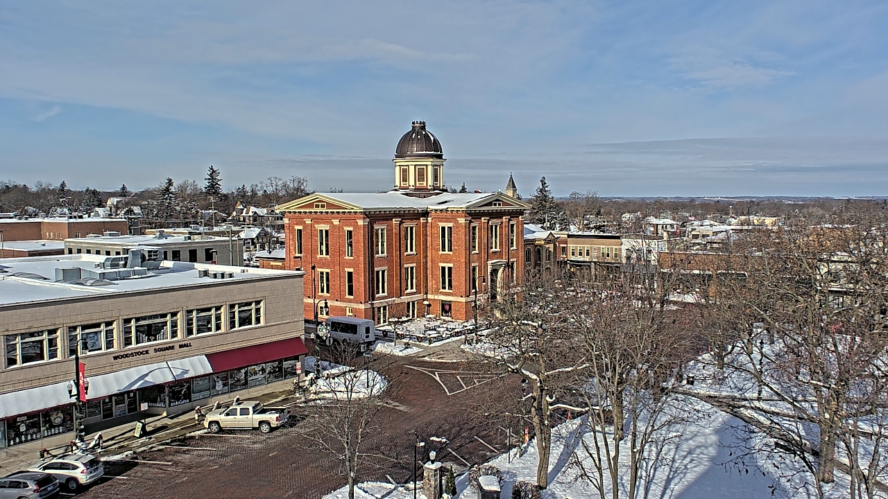 Thumbnail for current weather camera view from City of Woodstock in Woodstock, Illinois