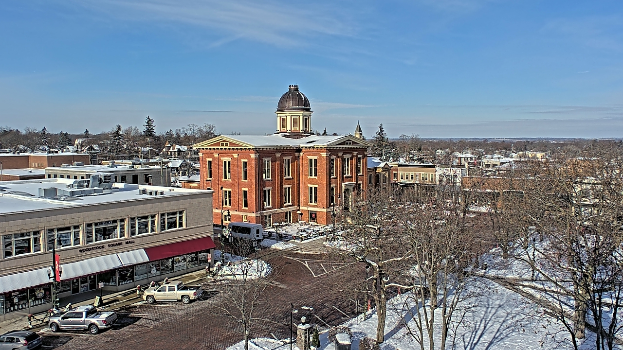 Thumbnail for current weather camera view from City of Woodstock in Woodstock, Illinois