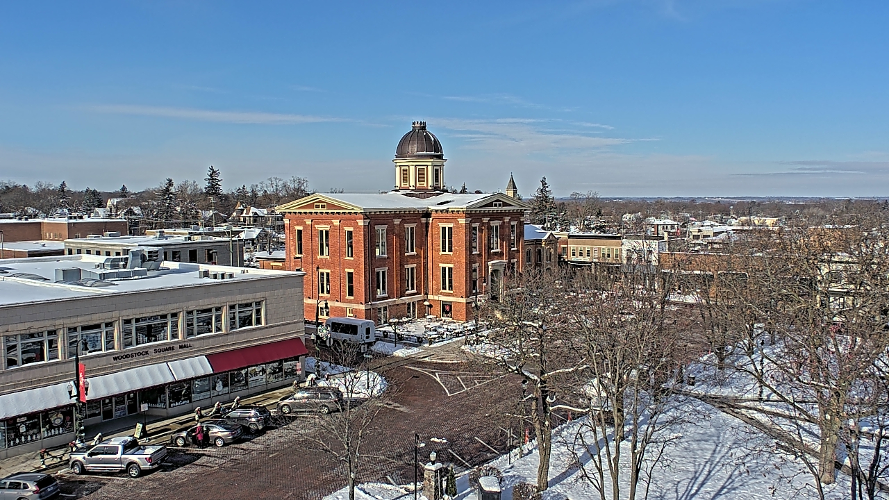 Thumbnail for current weather camera view from City of Woodstock in Woodstock, Illinois