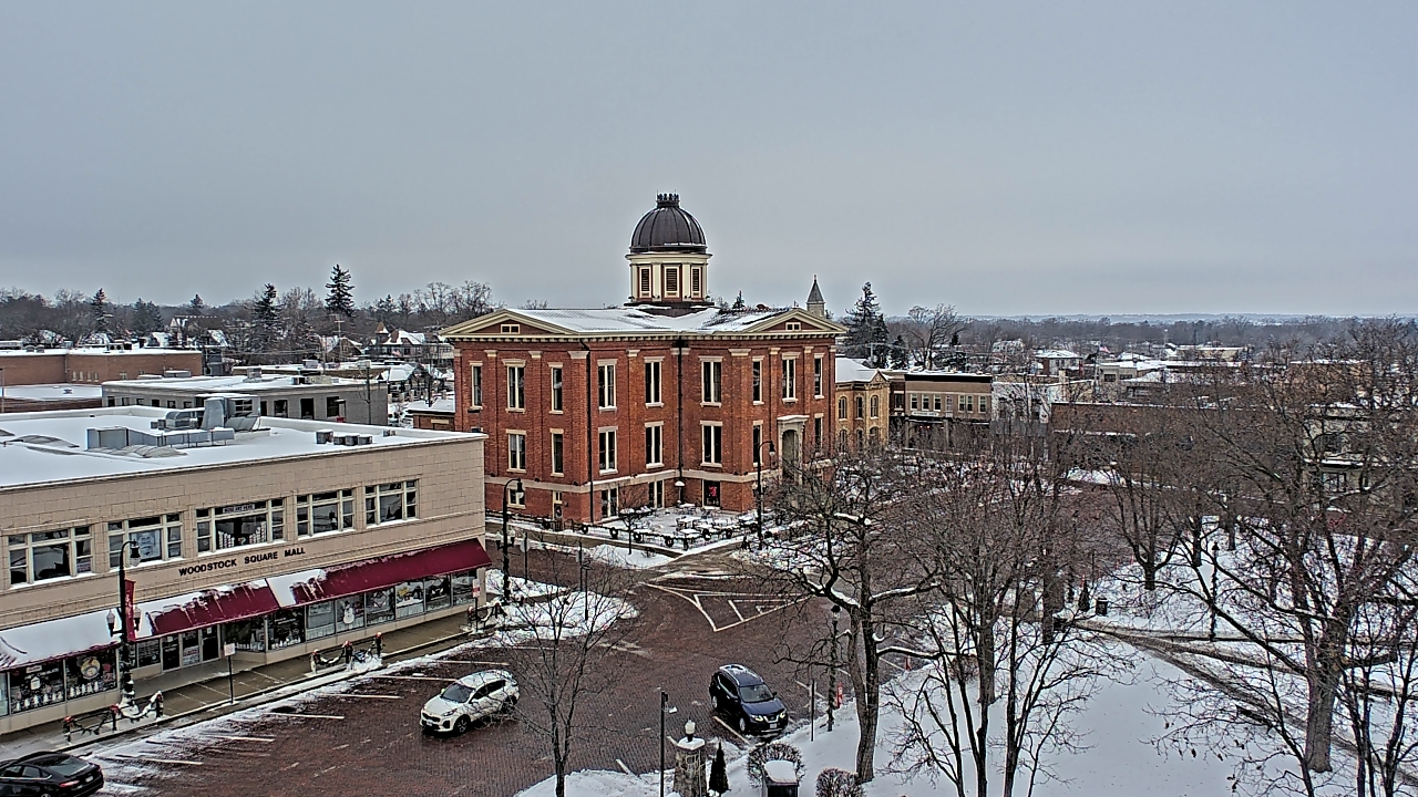 Thumbnail for current weather camera view from City of Woodstock in Woodstock, Illinois