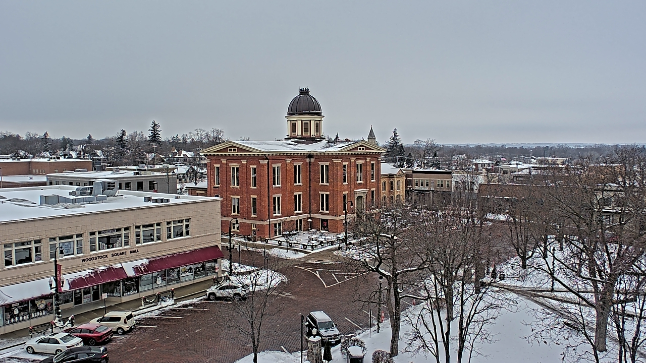 Thumbnail for current weather camera view from City of Woodstock in Woodstock, Illinois