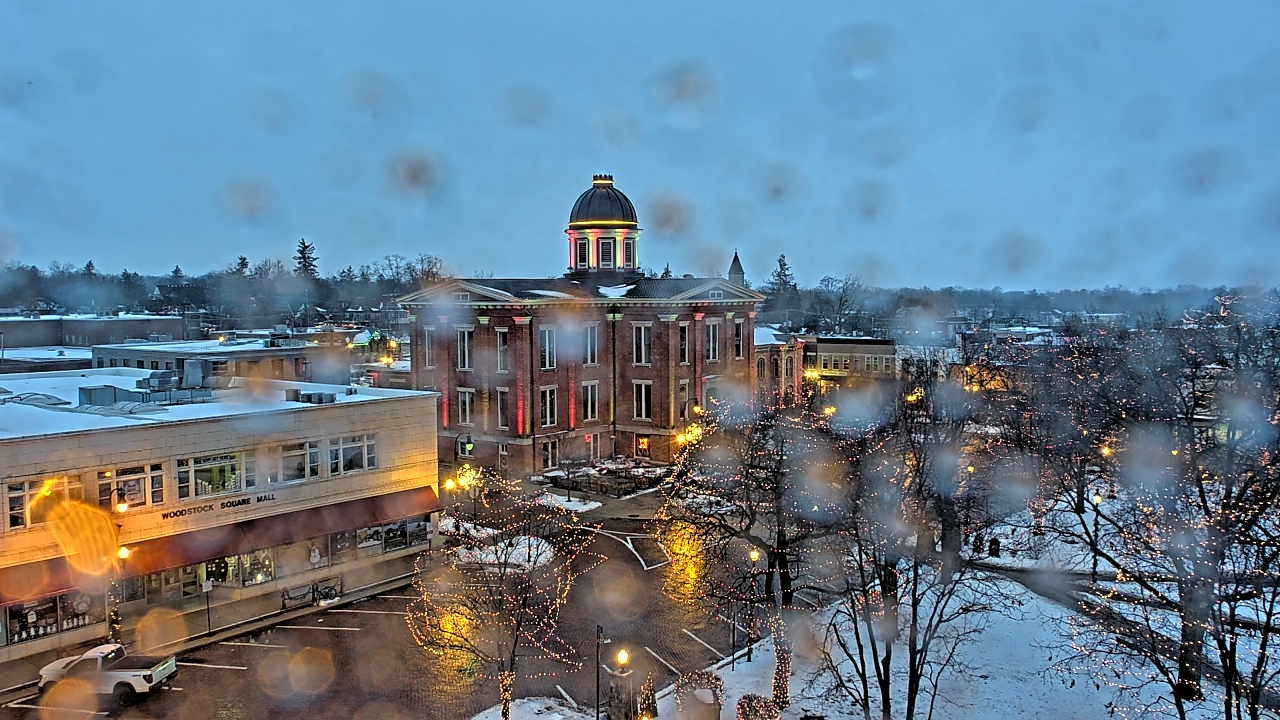 Thumbnail for current weather camera view from City of Woodstock in Woodstock, Illinois