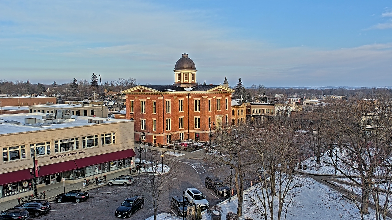 Thumbnail for current weather camera view from City of Woodstock in Woodstock, Illinois