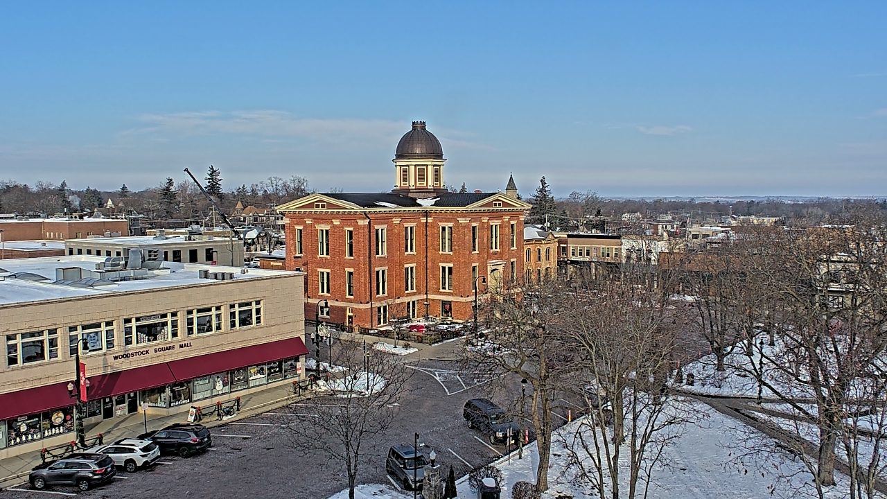 Thumbnail for current weather camera view from City of Woodstock in Woodstock, Illinois