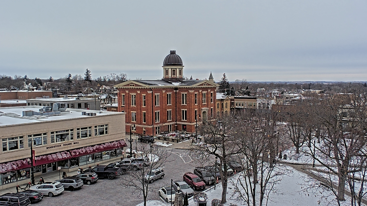 Thumbnail for current weather camera view from City of Woodstock in Woodstock, Illinois