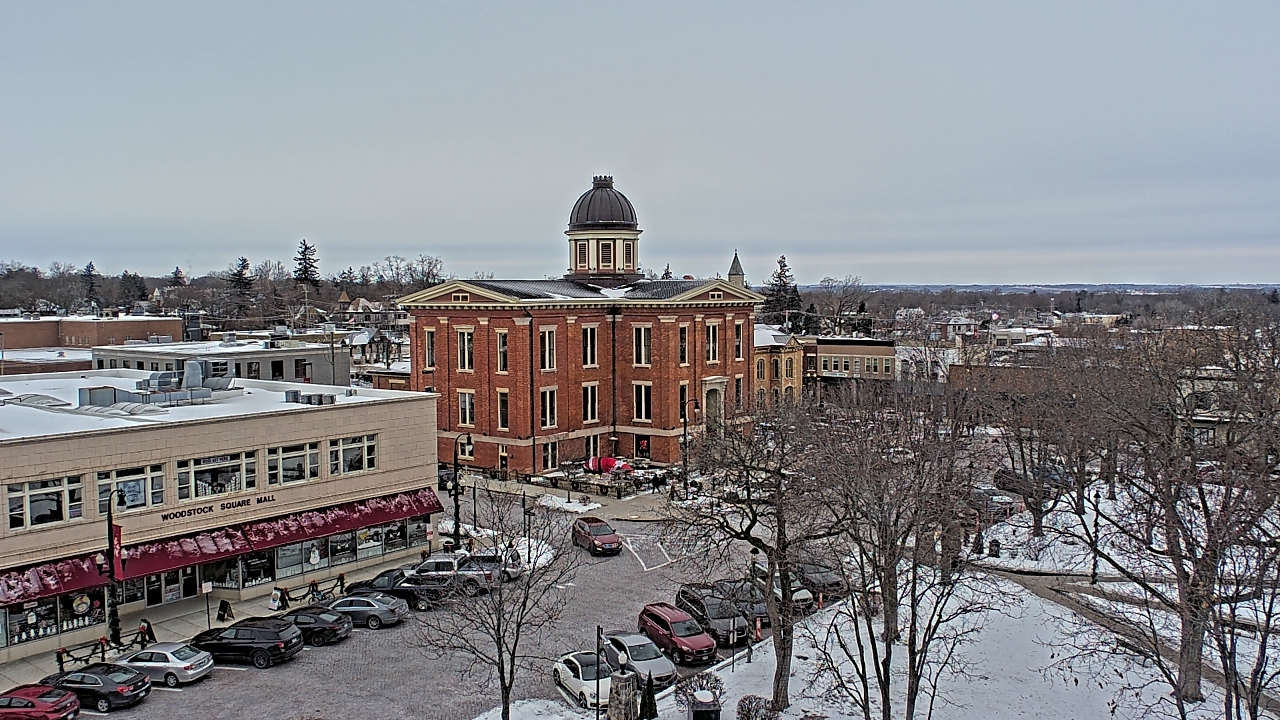 Thumbnail for current weather camera view from City of Woodstock in Woodstock, Illinois