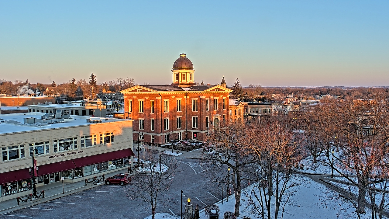 Thumbnail for current weather camera view from City of Woodstock in Woodstock, Illinois