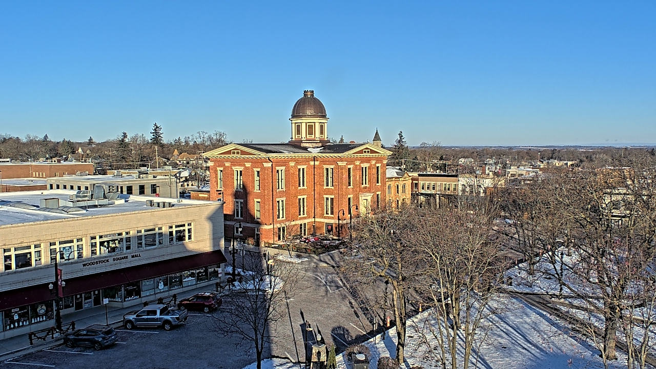 Thumbnail for current weather camera view from City of Woodstock in Woodstock, Illinois