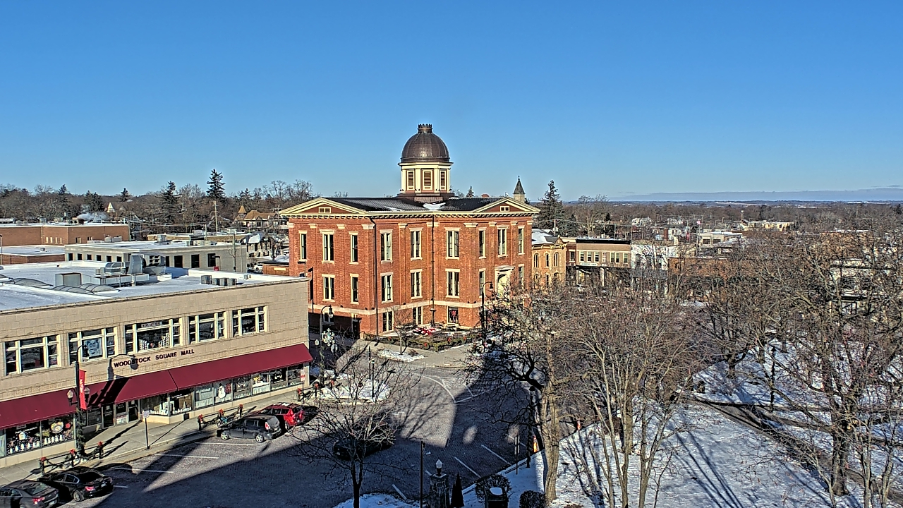 Thumbnail for current weather camera view from City of Woodstock in Woodstock, Illinois