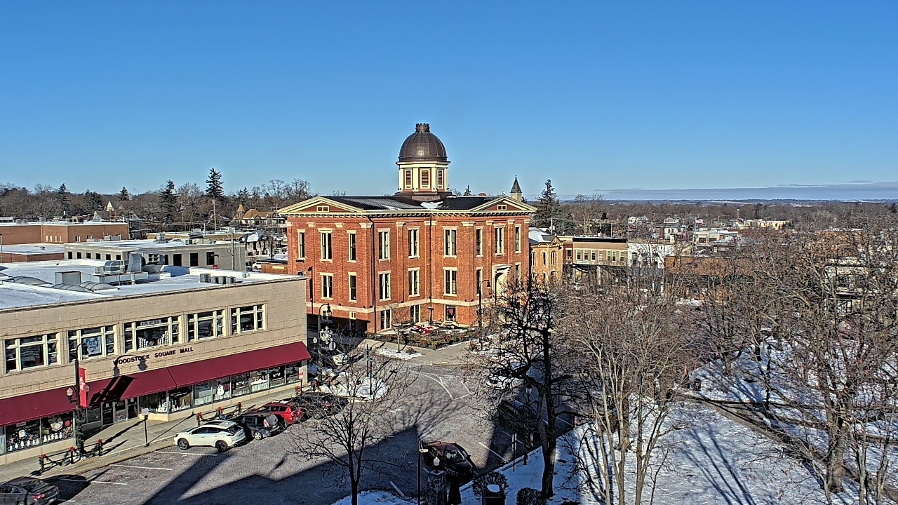 Thumbnail for current weather camera view from City of Woodstock in Woodstock, Illinois