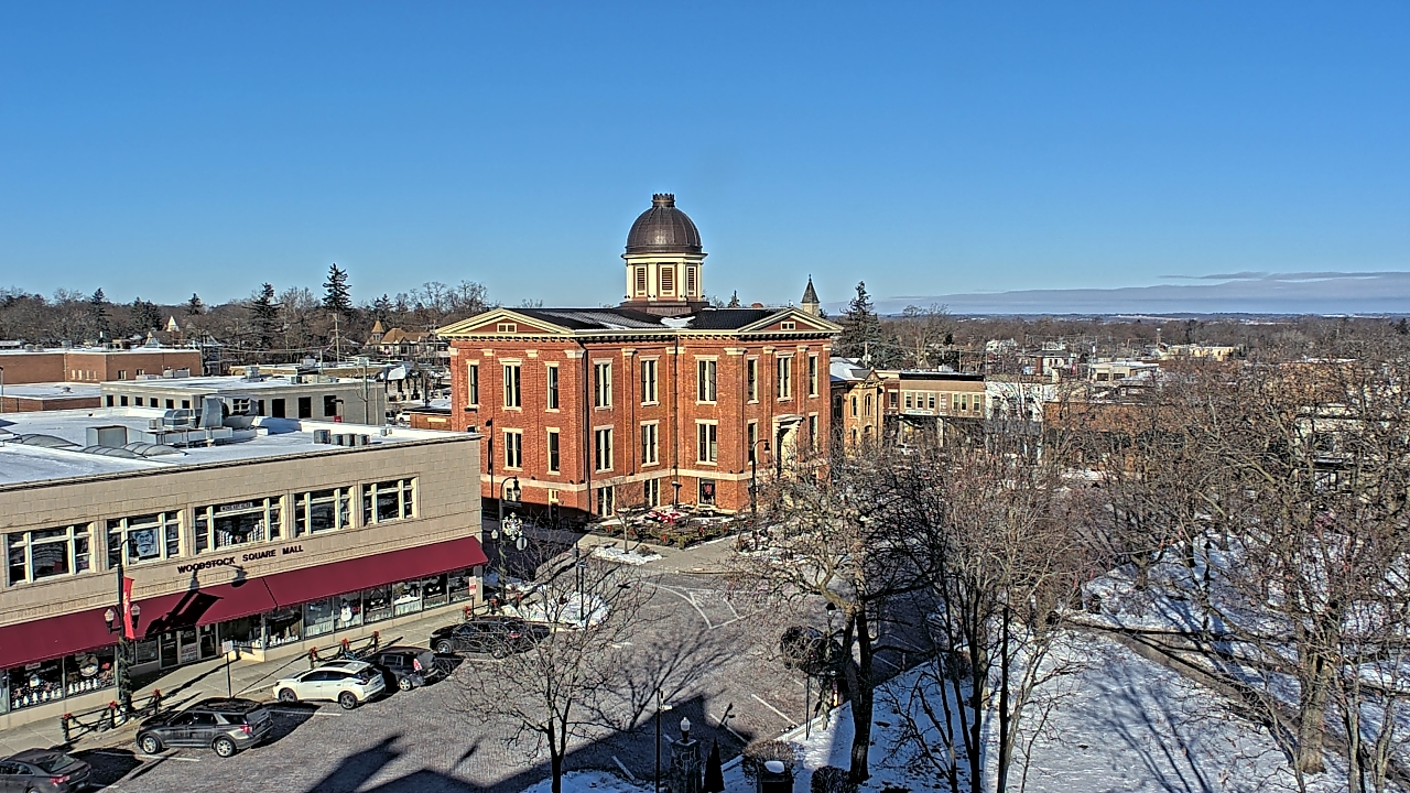 Thumbnail for current weather camera view from City of Woodstock in Woodstock, Illinois