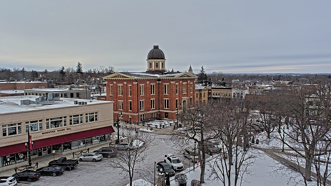 Thumbnail for current weather camera view from City of Woodstock in Woodstock, Illinois