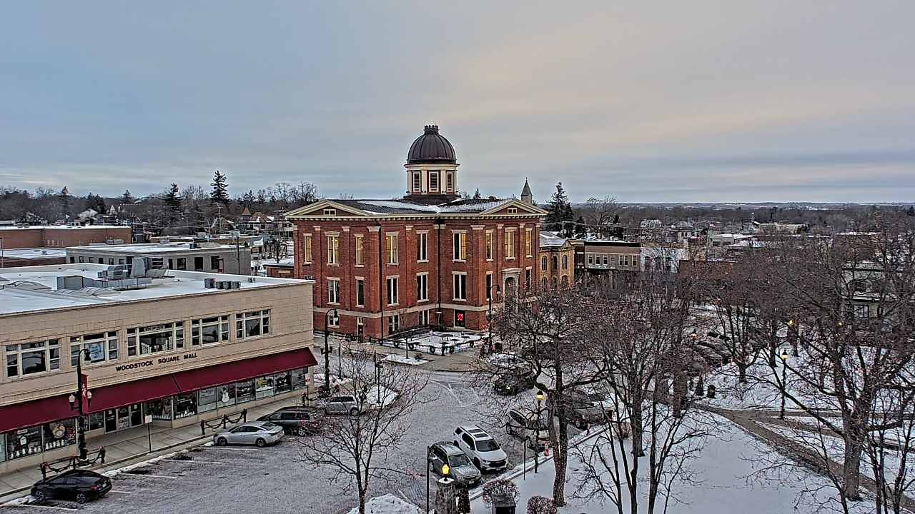 Thumbnail for current weather camera view from City of Woodstock in Woodstock, Illinois